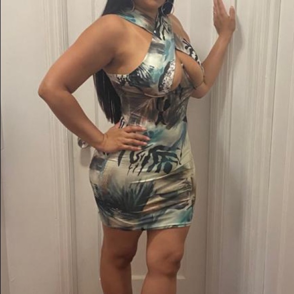 Cut out sexy dress